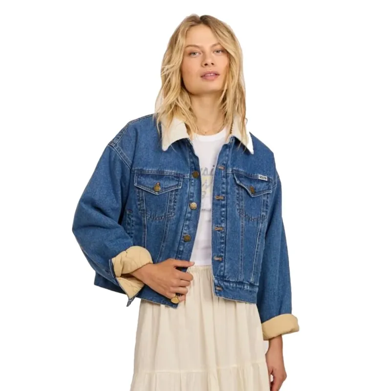 Nur Für Kurze Zeit Sisstrevolution Add Water Jacket Jeansjacke Indigo M