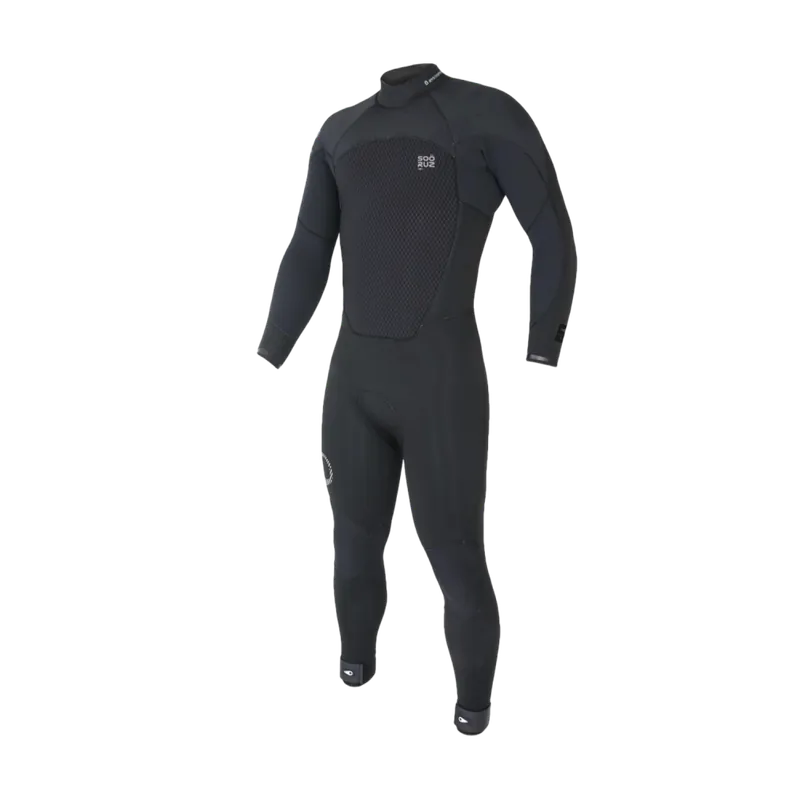 Soöruz Guru Wind Backzip Organic Oysterprene 6/5/4 Black M Must-Have