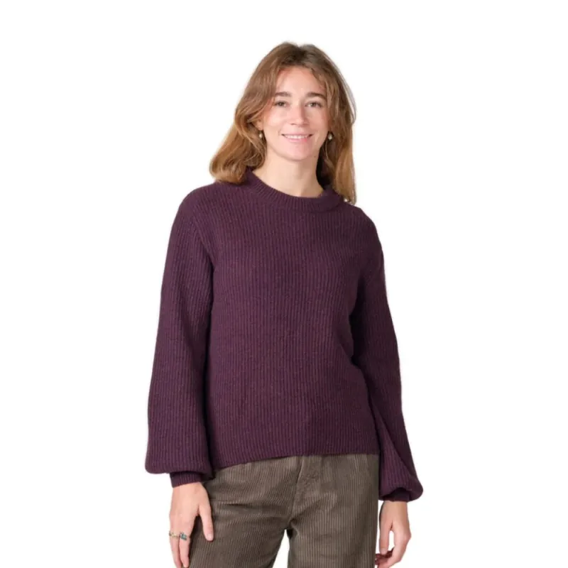 Klitmoller Gerda Knit Pullover Burgundy Neu Im Sortiment