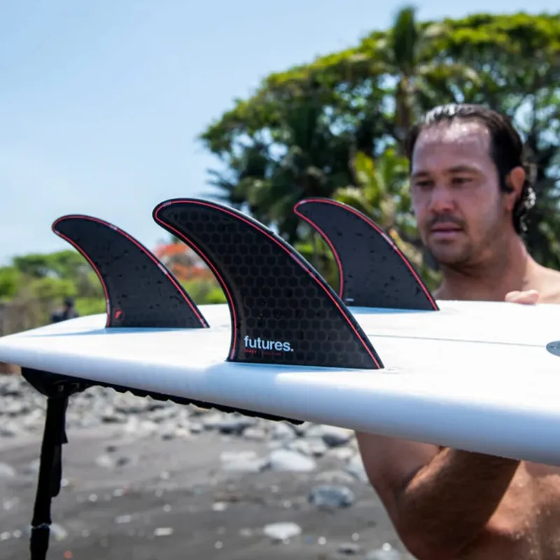Rabatt FUTURES Thruster Fin Set Jordy Smith L Honeycomb