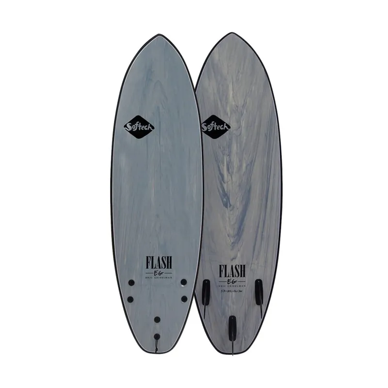 Sofort Bestellen Softech Eric Geiselman Flash 5‘0" Performance Softboard FCS2 Grey Marble