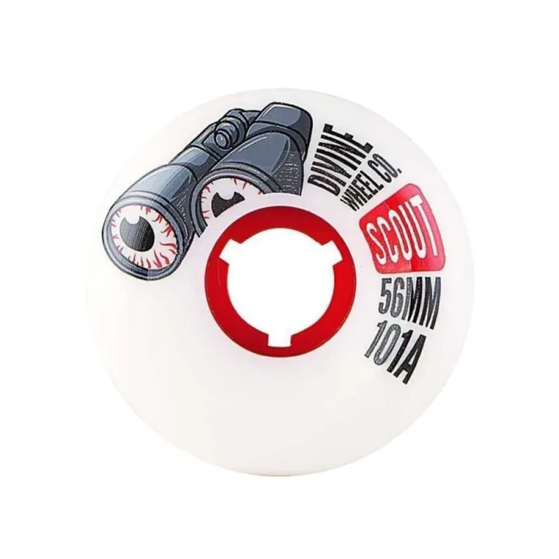 Divine Scout Wheels (4er Set) 56mm/101A White Geprüft
