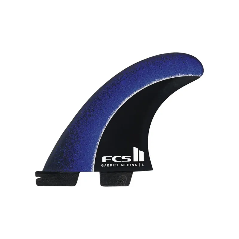 FCS 2 Gabriel Medina Performance Core + Aircore Tri Retail Fins (L) Blue Abverkauf