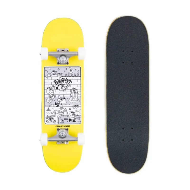 Abverkauf Blast Skates 7.5" Colour Me In Popsicle Skateboard Complete