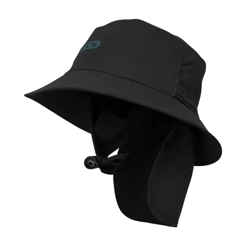 Bestpreis FCS Essential Surf Bucket Hat Black Teal M (57cm)