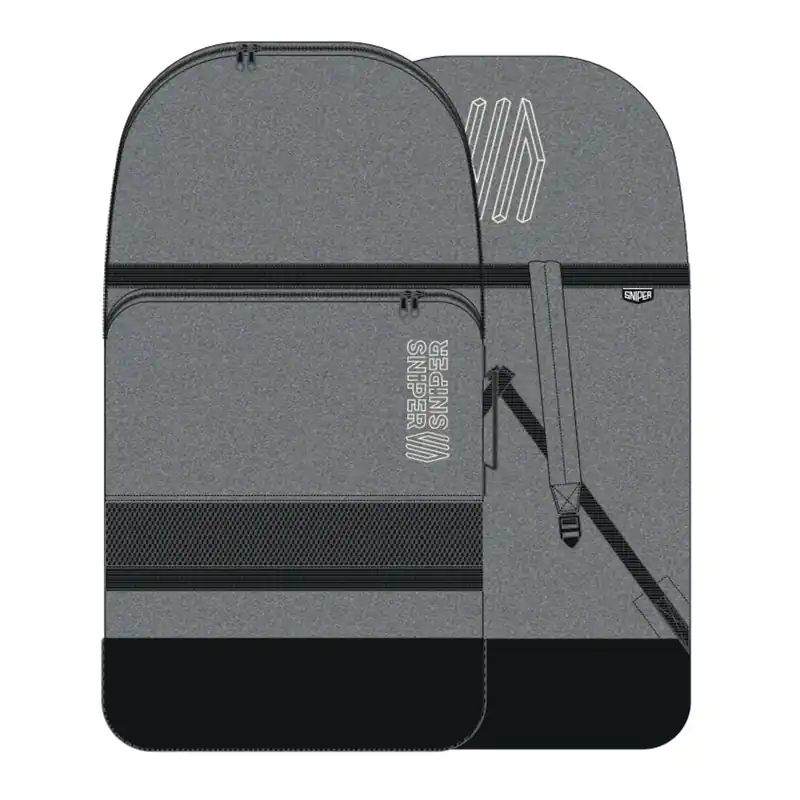 SNIPER Bodyboard Tasche Single Cover Deluxe Grau Aktuell