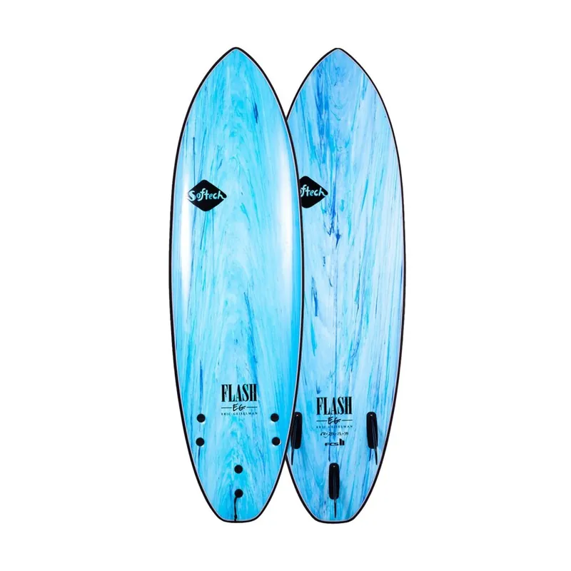 Sale Softech Eric Geiselman Flash 5‘7" Performance Softboard FCS2 Aqua Marble