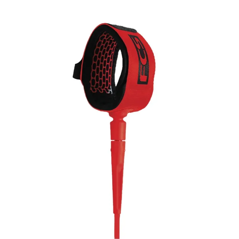 Preisreduziert FCS Surfboard Comp Essential Series Leash 6‘0" Code Red