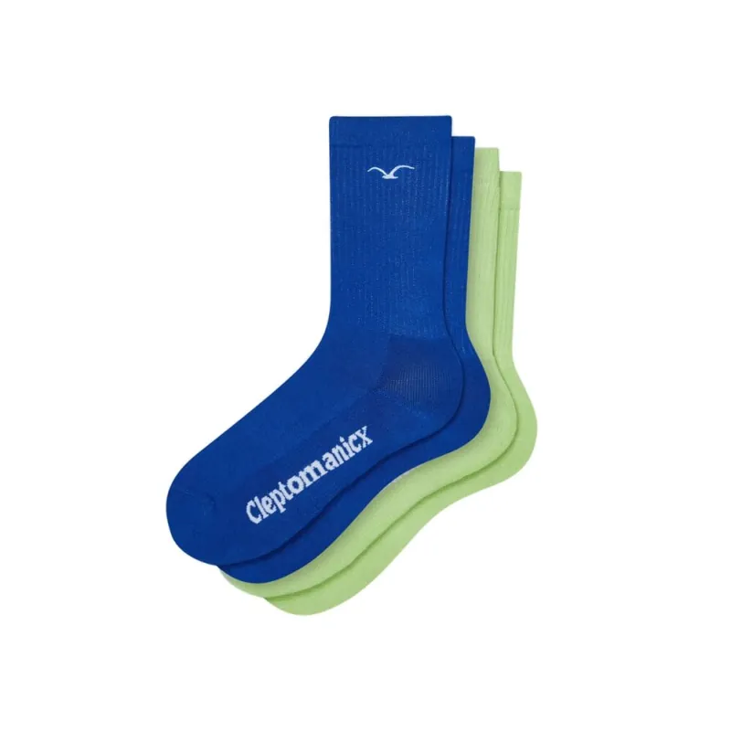 Cleptomanicx Socken Ligull 2 Pack Blue Quartz/ Nile Green 42-46 Online Kaufen