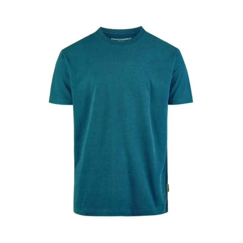 Sale Cleptomanicx T-Shirt Basic Tee Ligull Regular Dark Sea L