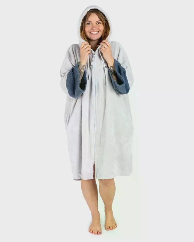 Beliebt DRYROBE Fullzip Handtuchmantel Baumwolle Cloud S