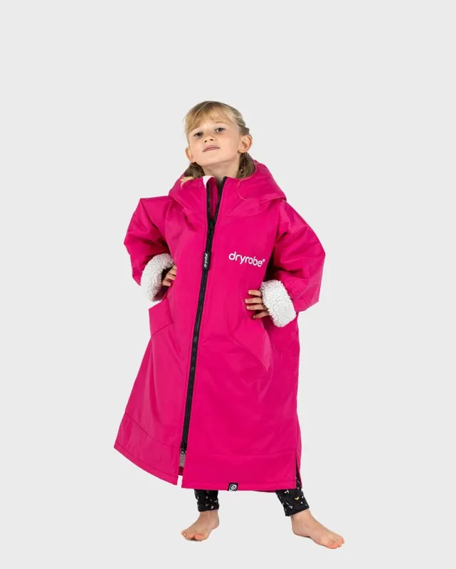 DRYROBE Advance Long Sleeve KIDS Pink Grau 5-9 Aktuell