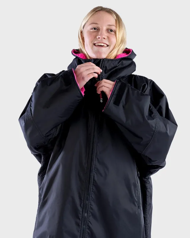 DRYROBE Advance Long Sleeve KIDS SchwarzPink 10-13 Mega-Angebot