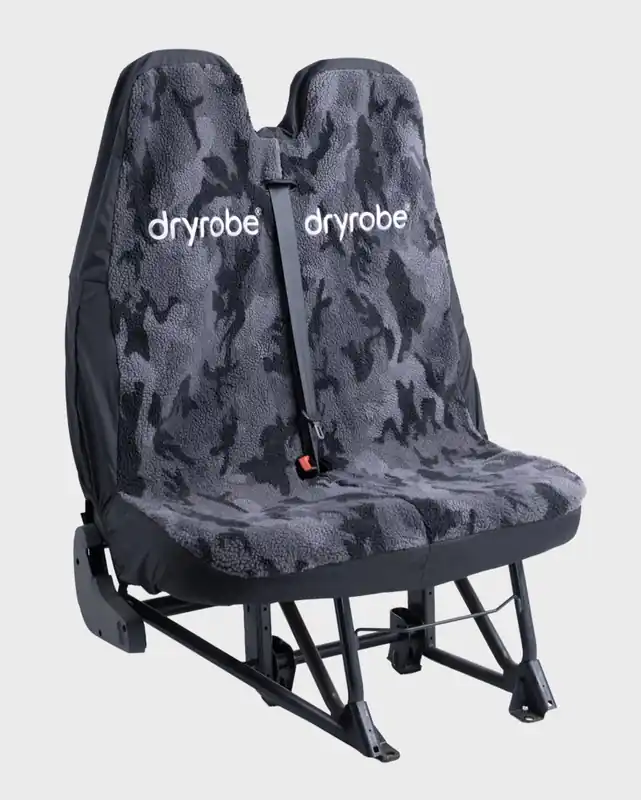 Expressversand DRYROBE Auto Sitzbezug Doppelsitz Camo Schwarz
