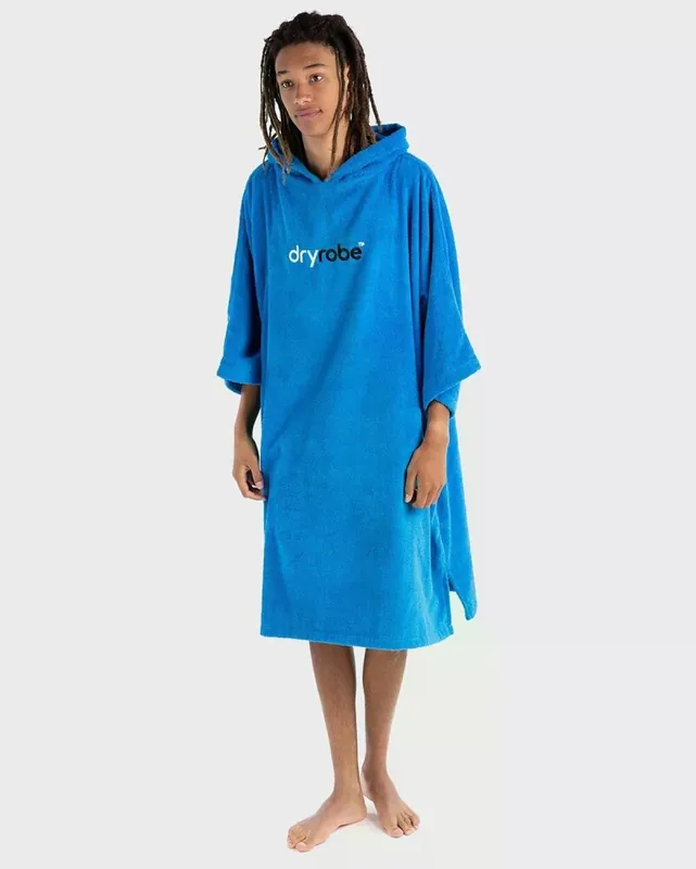 Must-Have DRYROBE Handtuchmantel Bio-Baumwolle Kobalt Blau M