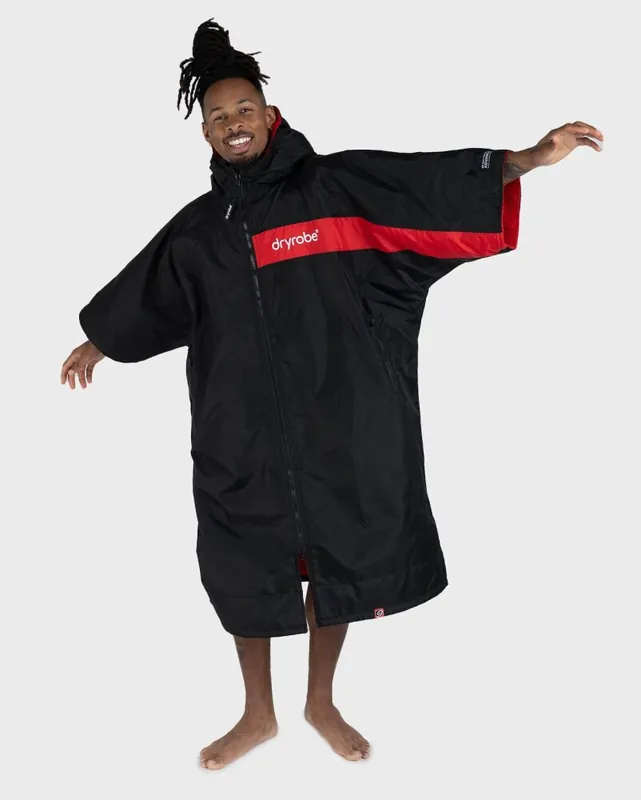 Abverkauf DRYROBE Advance Short Sleeve Schwarz Rot M