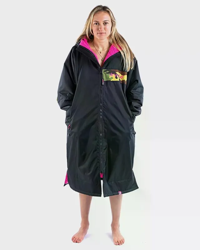 Mega-Angebot DRYROBE Advance Long Sleeve Schwarz Pink M REMIX C