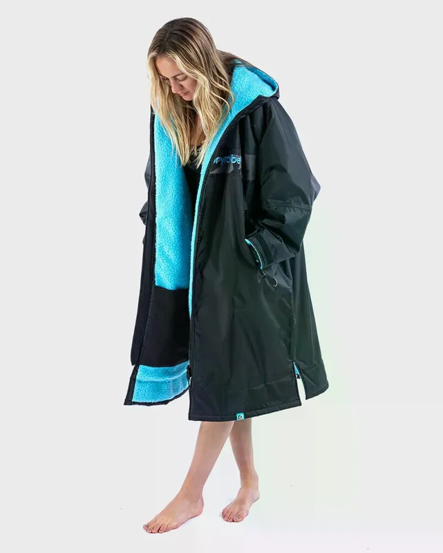 DRYROBE Advance Long Sleeve Schwarz Blau S REMIX C Billig