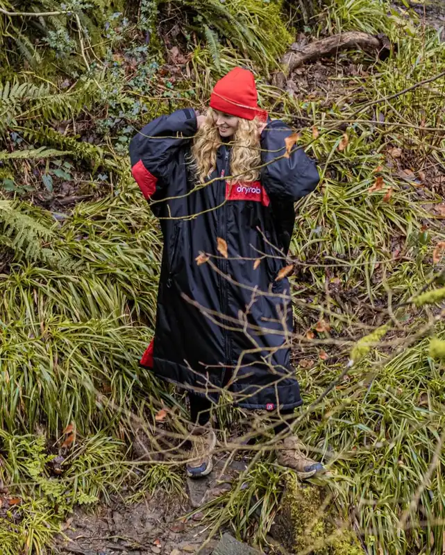 Preisknaller DRYROBE Advance Long Sleeve Schwarz Rot L REMIX