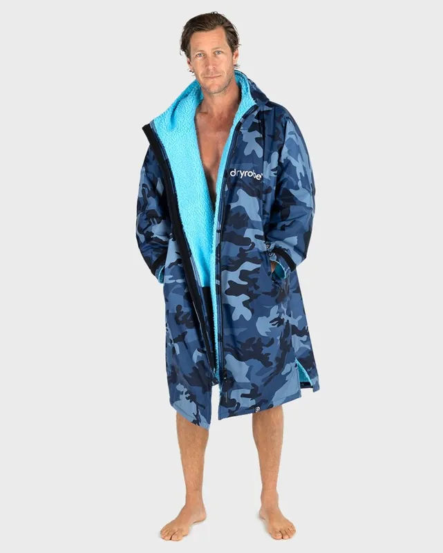 Nur Heute DRYROBE Advance Long Sleeve Blau Camo Blau S