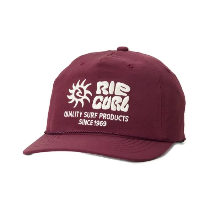 Rip Curl Pacific Rinse Flexfit Snapback Cap Burgundy Sale