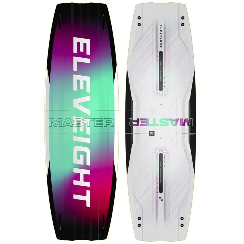 Eleveight Master S V6 Kiteboard 2027 (Deck + Fins) 135 x 41cm Highlight