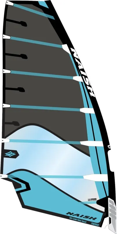 Naish Freerace no Cam Segel 2024 Blue/Black Rabatt