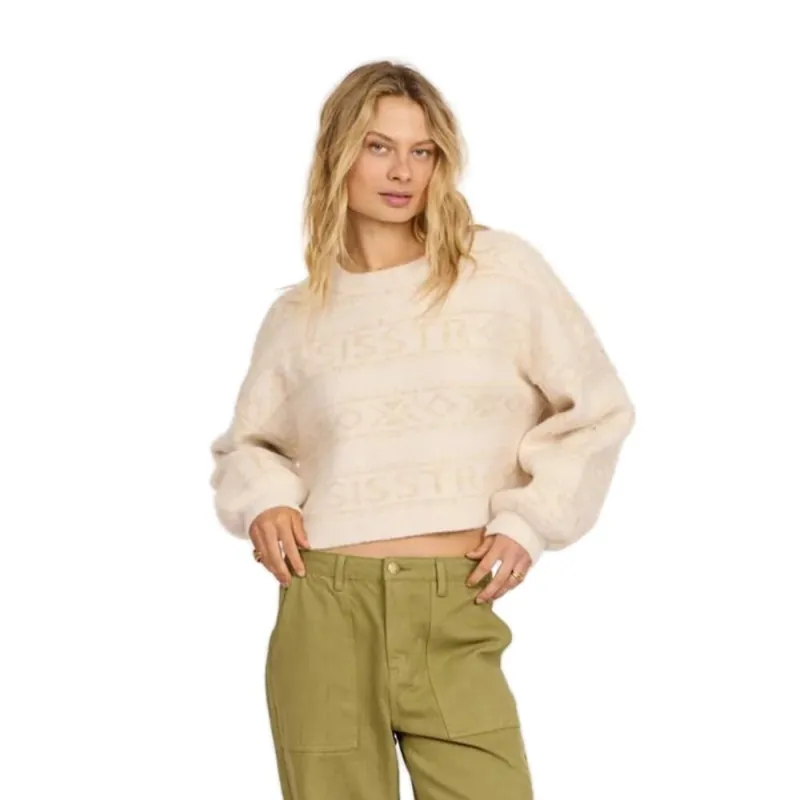 Sisstrevolution Costa Del Sol Sweater Buttermilk Top-Seller