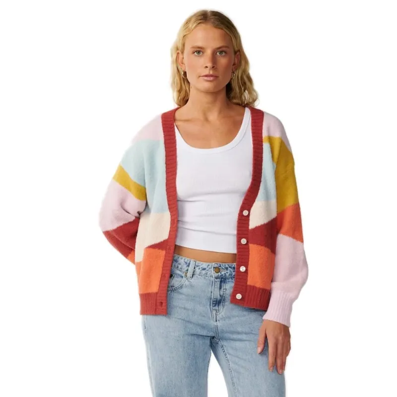 Aktuell Rip Curl Surf Revival Jacquard Cardigan Multicolor XS