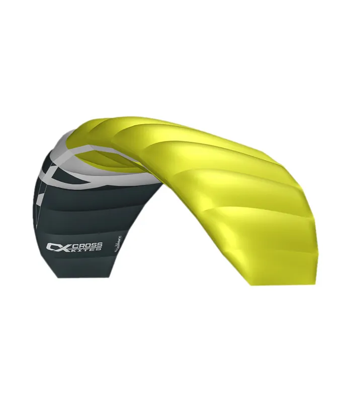 Cross Kite Boarder + Bar Gelb 2-Leiner Powerkite Solange Der Vorrat Reicht