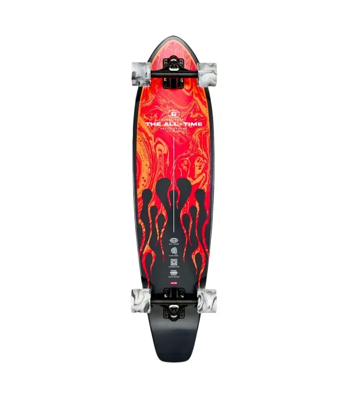 Globe The All-Time Rot Longboard Rabatt