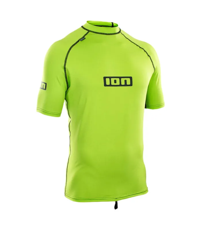 Neu ION Promo Rashguard SS Grün Lycra Shirt