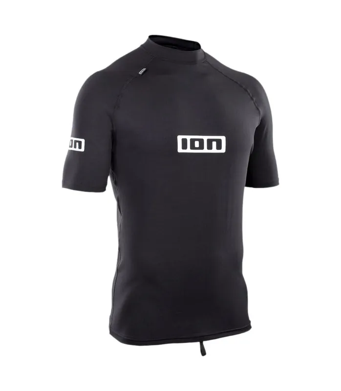 ION Promo Rashguard SS Schwarz Lycra Shirt Expressversand
