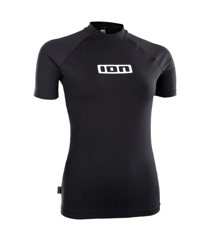 Schnäppchen ION Promo Rashg. Wmn SS Schwarz Lycra Shirt