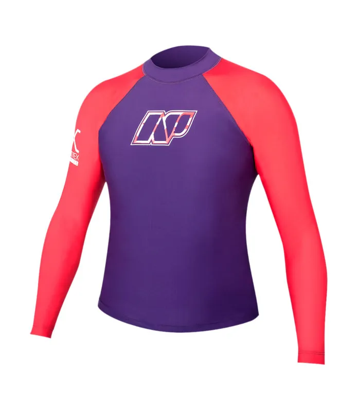 NP Rashguard L/S Lila Lycra Shirt Rabatt