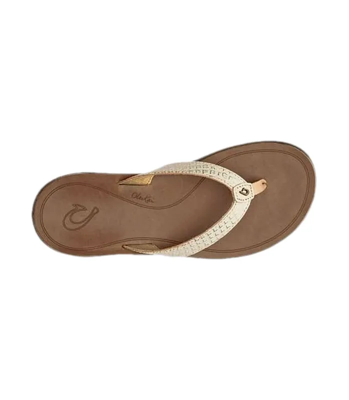 Nur Heute Olukai Pua Beige Flip flops