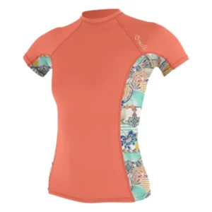O‘Neill Wms Side Print S/S Orange Lycra Shirt Wochenendangebot