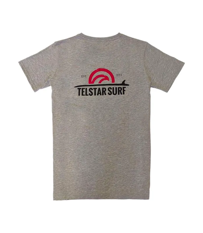 Neuheit Telstar surf T-Tee Grau T-shirt