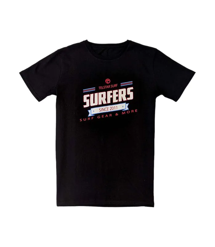 Günstig Telstar surf T-Tee Schwarz T-shirt