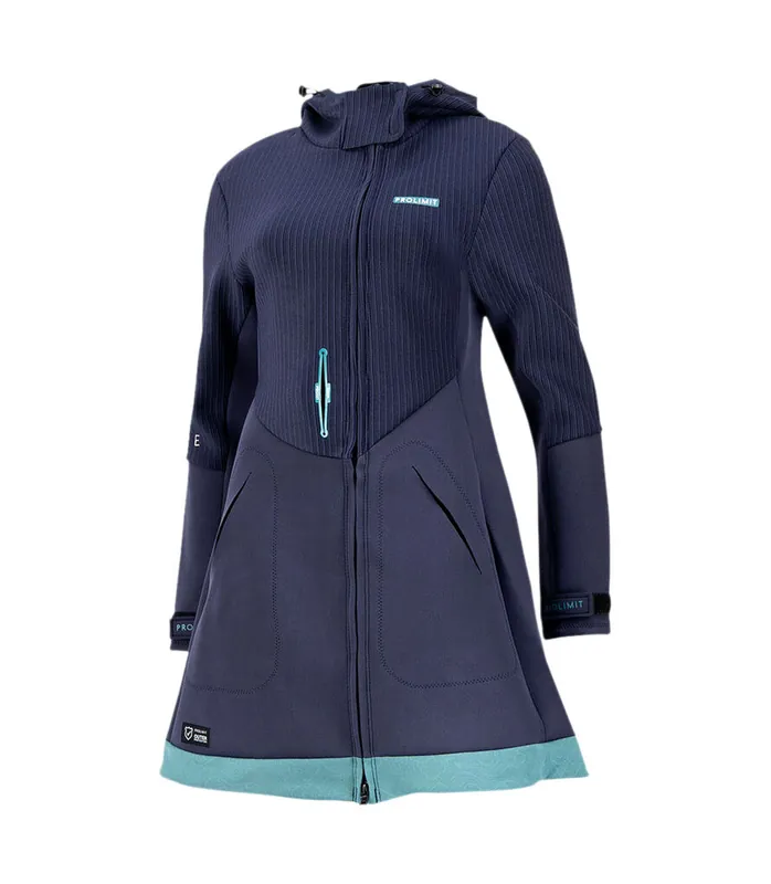 Prolimit Neo Jacket Flare Wmn Blau Neopren Jacke Markenprodukt