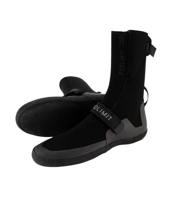 Billig Prolimit Predator Boot 5mm Schwarz Surfboots Round too