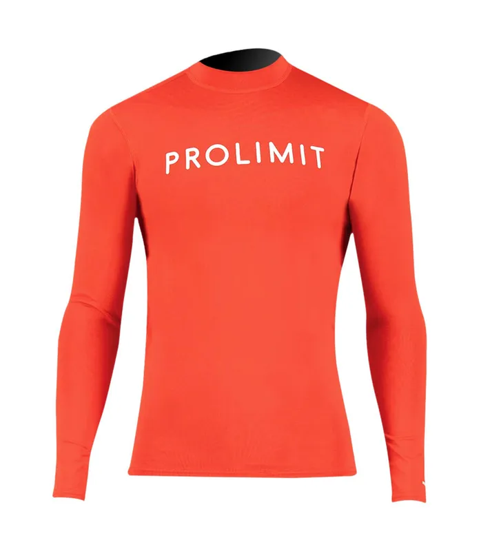 Schnäppchen Prolimit Rashguard Logo LA Rot Lycra Shirt