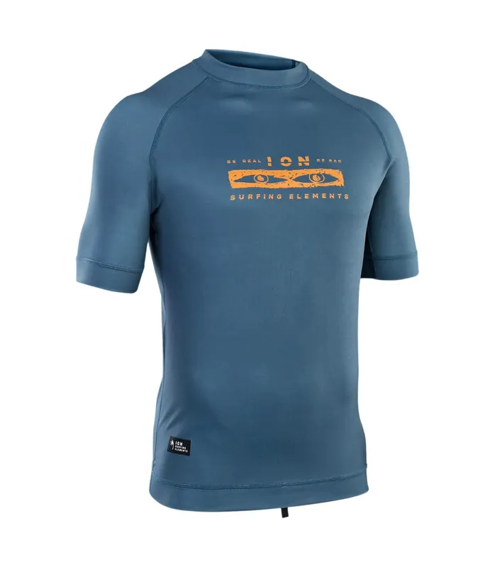 ION Rashguard SS 2023 Blau Lycra Shirt Jetzt Bestellen