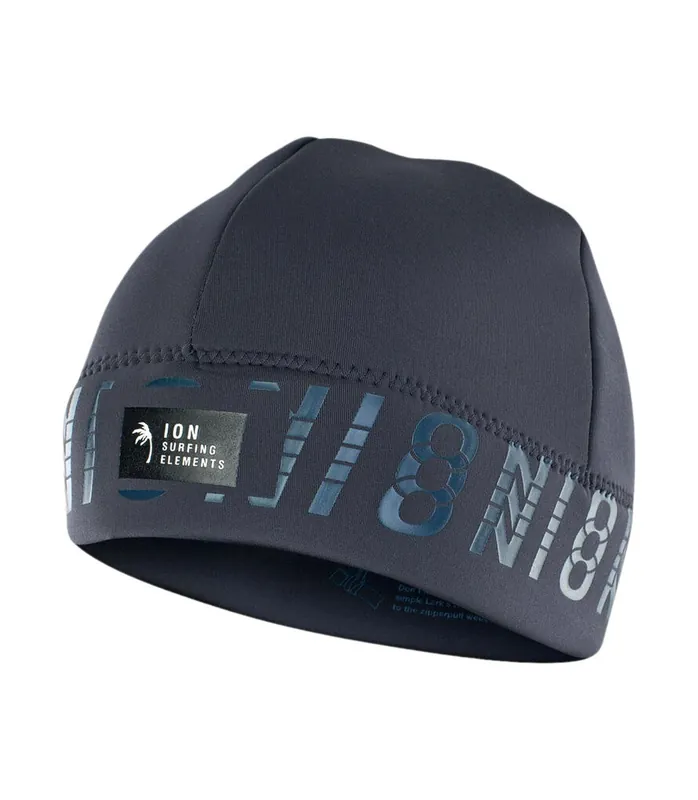 ION Beanie Neo Logo Grau Neopren Beanie Neuheit