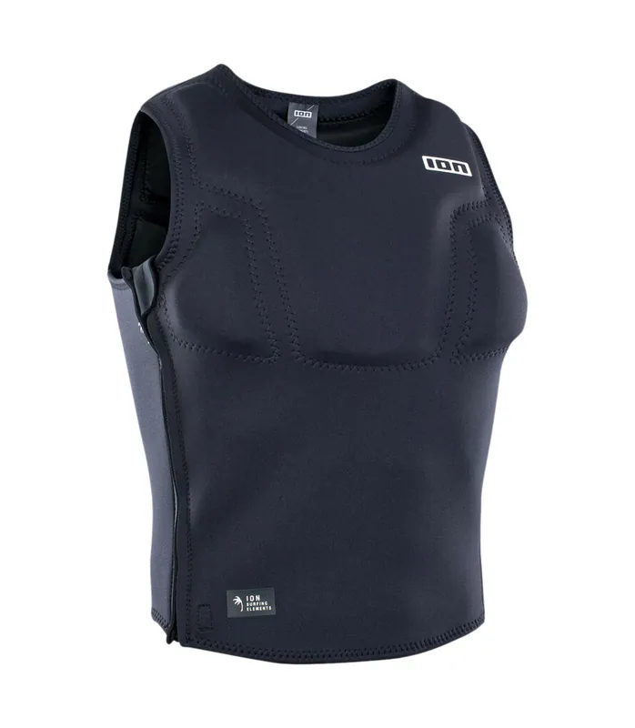 ION Vector Element Side Zip 2026 Schwarz Prallschutzweste halb gepolstert Ausverkauf