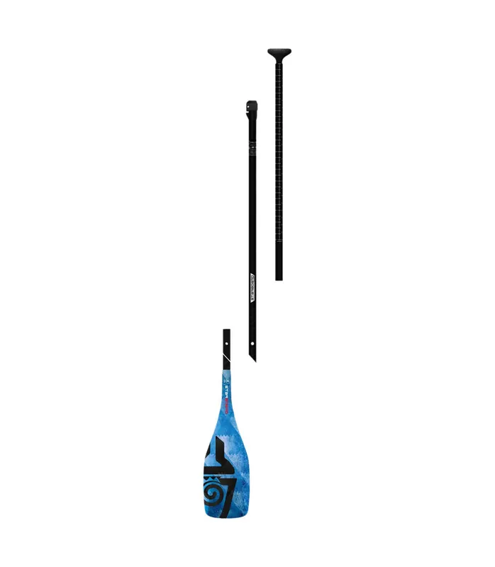 Markenware Starboard Lima Tiki Tech 29/3-pcs 2023 Blau Carbon SUP-Paddel