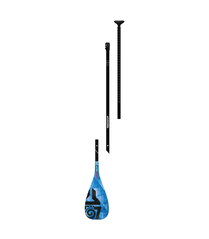 Neuheit Starboard Enduro Tiki Tech 29/3-PCS 2023 Blau Carbon SUP-Paddel