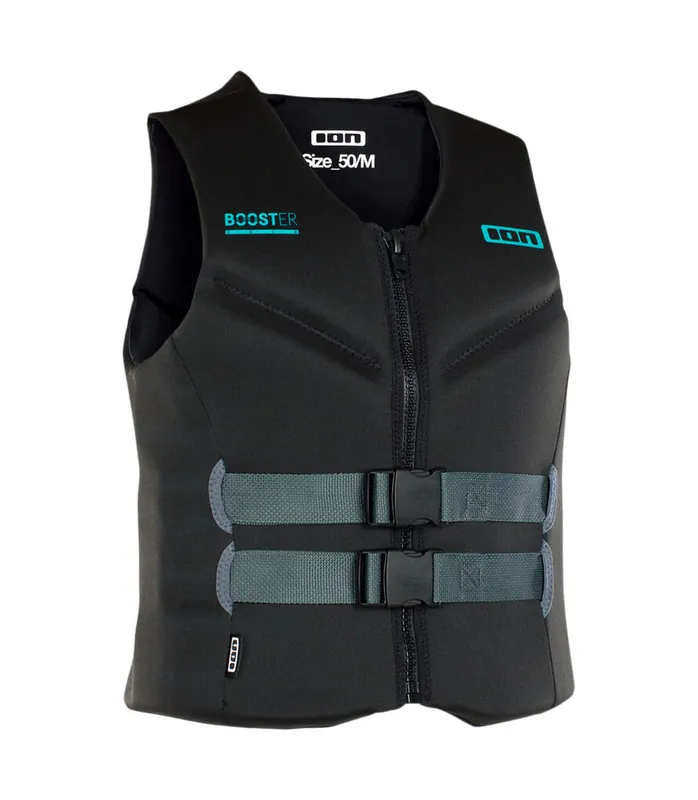 ION Booer 50N Front Zip uni Schwarz Schwimmweste Heißes Angebot