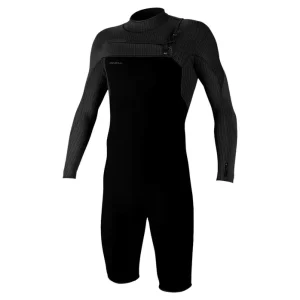 Kracherpreis O‘Neill Hyperfreak 2mm Chest Zip L/S Spring 2024 Schwarz Shorty