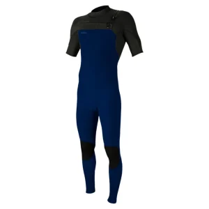Super-Preis O‘Neill Hyperfreak 2mm Chest Zip S/S 2024 Blau 3mm Neoprenanzug